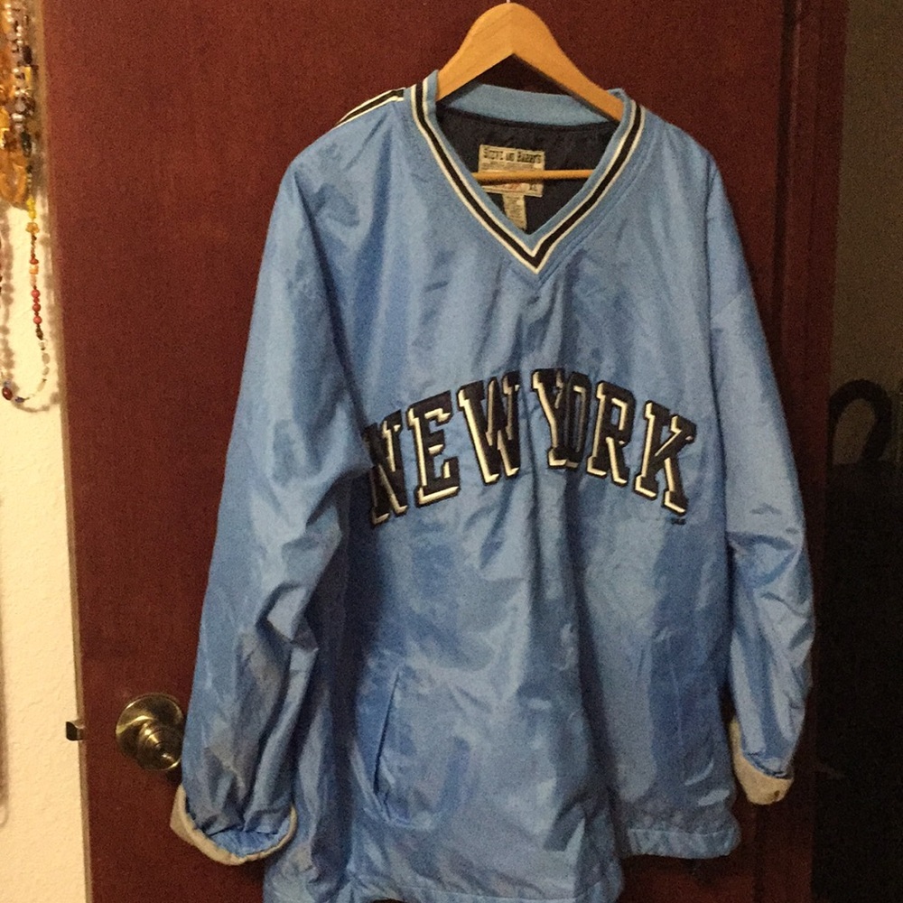 New York lined pullover windbreaker XL. Like new.